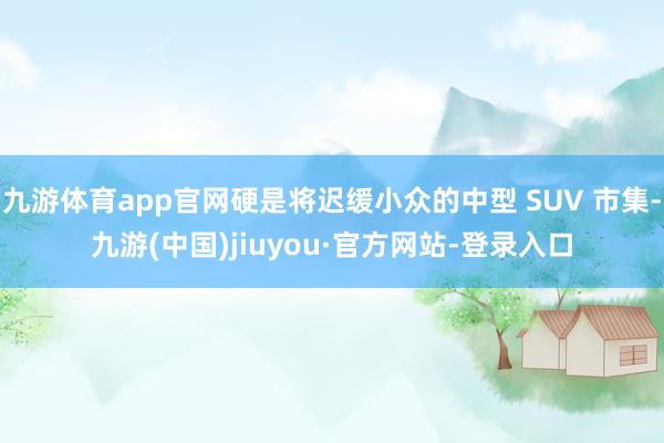 九游体育app官网硬是将迟缓小众的中型 SUV 市集-九游(中国)jiuyou·官方网站-登录入口